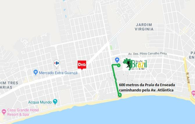 Pousada Hostel Brazil Backpackers Гуаружа Экстерьер фото